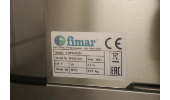 rvs toastapparaat FIMAR, TOP6D23M, bj 2021